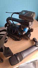 Canon XA10 Videocamera con microfono