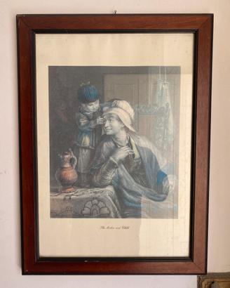 Stampa incorniciata  l'opera "The Flemish Mother"