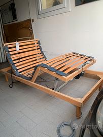 Letto elettrico con materasso ortopedico