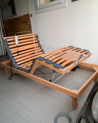 Letto elettrico con materasso ortopedico