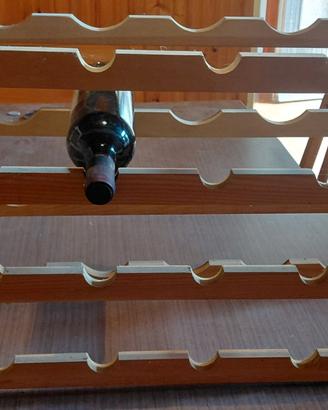 cantinetta portabottiglie legno