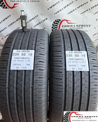 2 PNEUMATICI 235/50 R19 CONTINENTAL ESTIVE