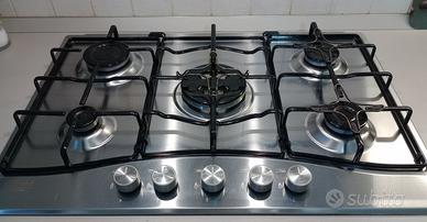 Hotpoint Ariston Piano cottura a Gas PCN 752 T/IX