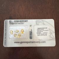 Pietre giallo zaffiro