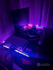 Play5 digital slim 1tb+poltrona+tavolo+monitor