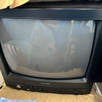 TV vintage ert Philips 17" anni 80 retrogame