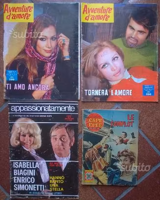 Riviste fotoromanzi - miste A/B/C degli anni 60-70