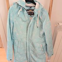 giaccone impermeabile con cappuccio