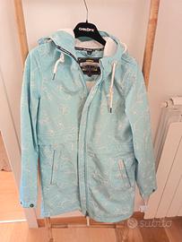 giaccone impermeabile con cappuccio