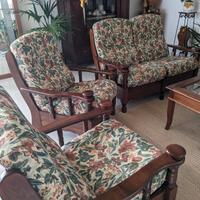 divano poltrone legno arte povera