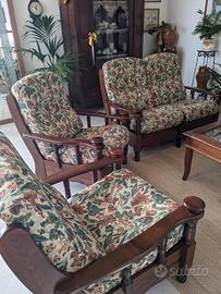 divano poltrone legno arte povera