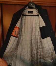 giubbotto lungo Armani impermeabile 