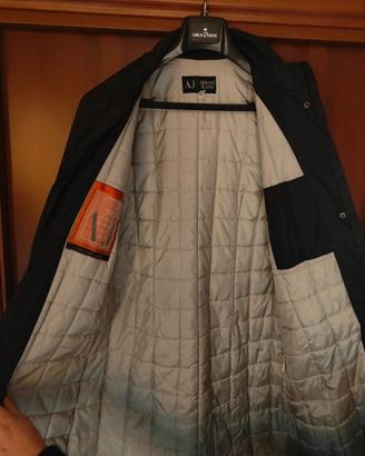 giubbotto lungo Armani impermeabile 