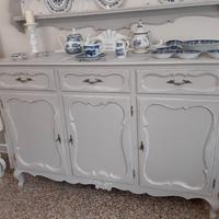 credenza barocco rifatta in stile shabby 