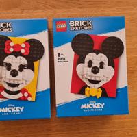 LEGO Brick Sketches Minnie e Topolino