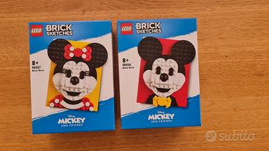 LEGO Brick Sketches Minnie e Topolino