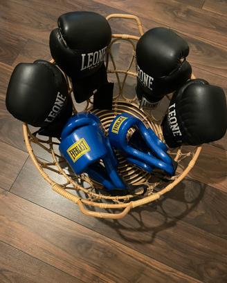 Guantoni e caschetti boxe