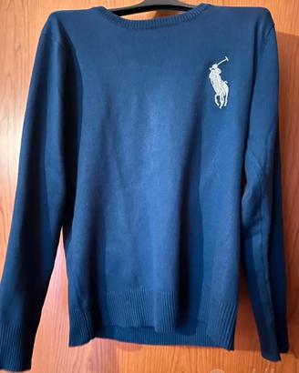 Maglione blu Ralph lauren