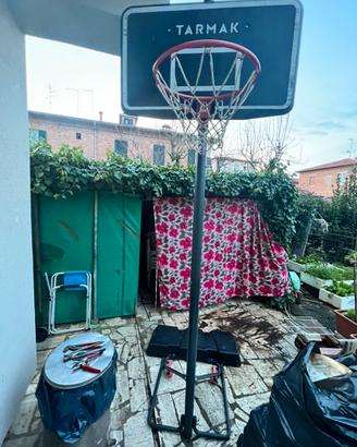 Canestro da giardino, con struttura