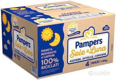 pannolini pampers sole e luna misura 4