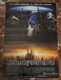 poster locandina cinema Transformers 2007 Italia