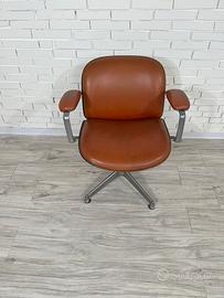 Poltrona in Pelle di Ico Parisi per MIM