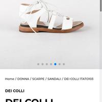 Sandali Pelle bianca donna 39