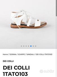 Sandali Pelle bianca donna 39
