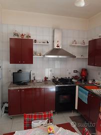 Cucina vintage rossa