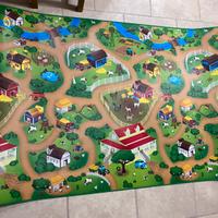 Tappeto gioco 200x120 plastificato bimbo bimba