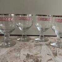 4 calici birra Chimay