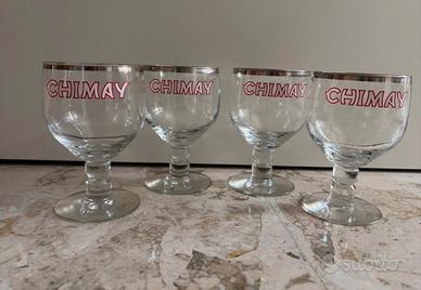 4 calici birra Chimay