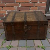 Antico baule in legno 40 × 70 × 40 cm