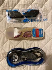 Occhialini nuoto Arena + Decathlon + Sidney