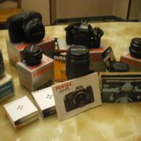 Reflex Pentax Super A + obiettivi e accessori
