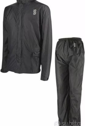 OJ Kit Antipioggia Pioggia Scooter Moto Giacca+Pan