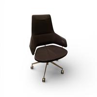 Sedia ufficio con ruote Arper Aston
