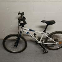 ROCKRIDER Bici Mtb bambino 6-9 anni ST 120 bianco