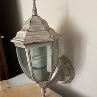 Applique in ferro completo di lampada