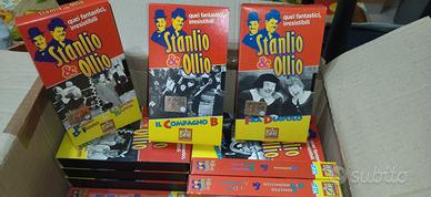 collezione completa VHS Stanlio e olio 