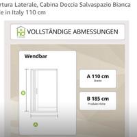 Porta doccia a soffietto