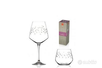 Bicchieri RCR in cristallo calice da vino e acqua