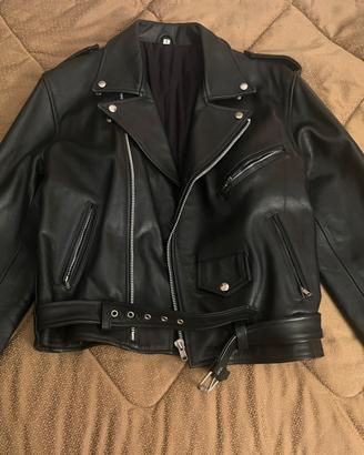Chiodo in vera pelle vintage originale