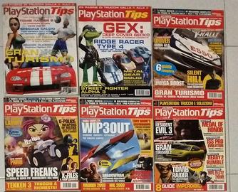 Lotto 6 riviste PS1 Playstation Tips