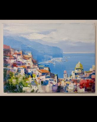 quadro: luce sul mediterraneo paesaggio