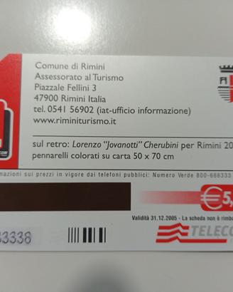 Schede telefoniche Telecom - Sorrento / Jovanotti
