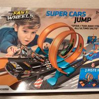 Pista fast wheels super car Jump giocheria