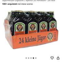 24 pezzi Mini Jagermeister 2 cl