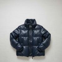 Piumino Benetton Blu Navy Lucido