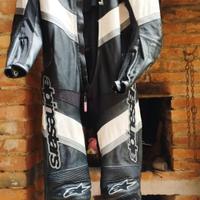 Tuta moto in pelle intera Alpinestars